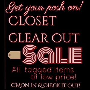 LAST CHANCE ITEMS, items marked w/ a 🏷 must go